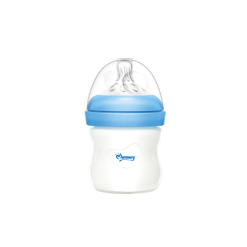 Momeasy 120ML Borosilicate Glass Wide-neck Feeding Bottle