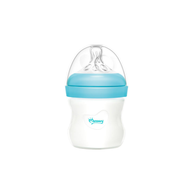 Momeasy 120ML Borosilicate Glass Wide-neck Feeding Bottle