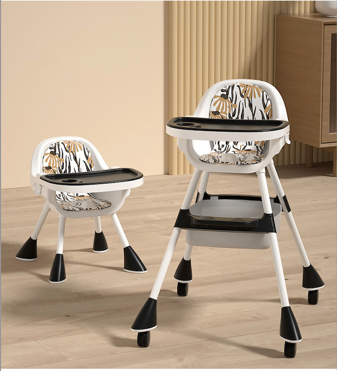 Baby High Chair - Black