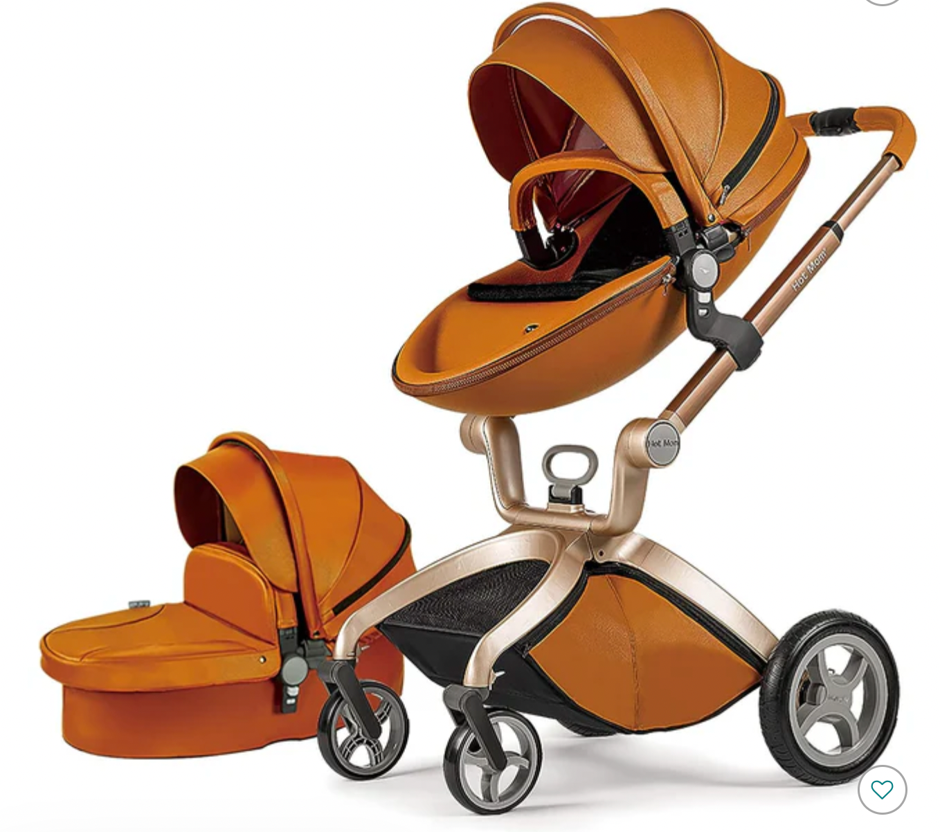 Hot Mom Baby Stroller - Brown