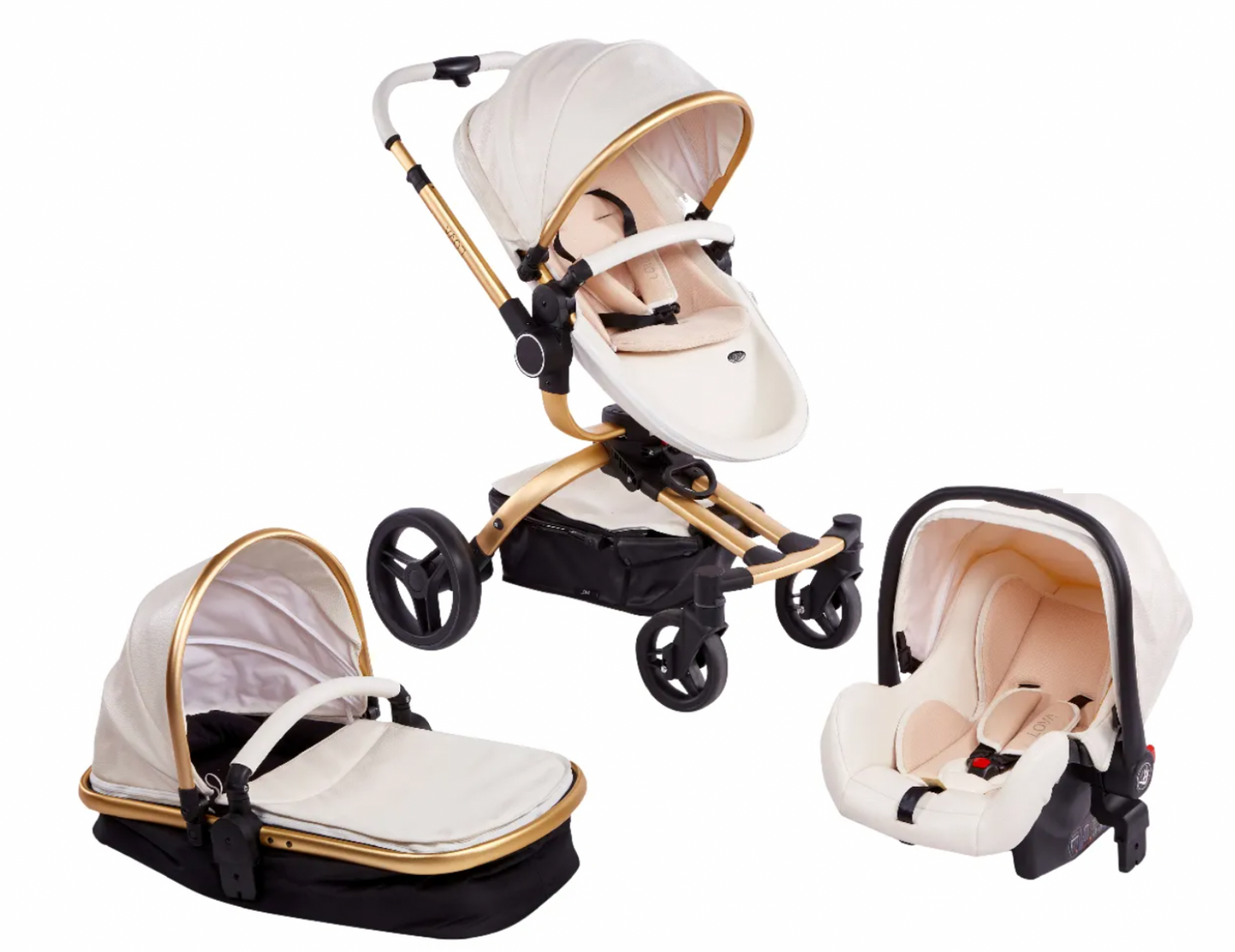 Lova luxurious 3-in-1 stroller